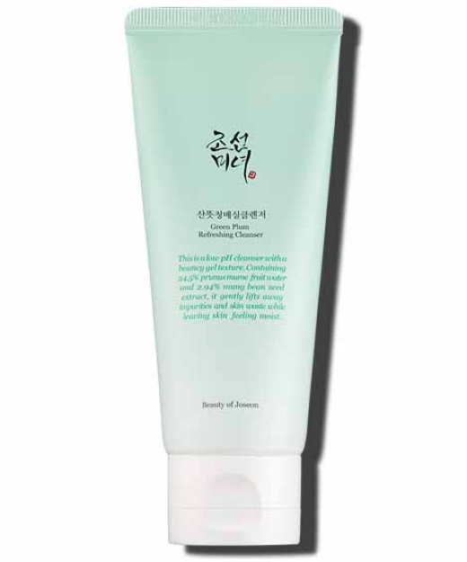 green plum refreshing cleanser 100ml yuvish uchun ko'pikli jel (joseon go'zalligi)