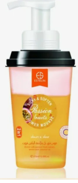 Passion Fruits dush uchun ko'pikli muss-370ml/Passion fruits shower mousse. San'at.№ES0063