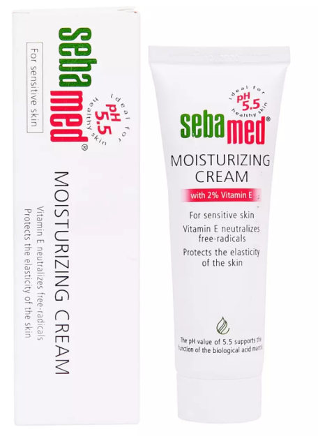 Sebamed SENSITIVE SKIN moisturizing cream 50 ml (Увлажняющий крем для сухой кожи чувсвтвительной кожи лица)