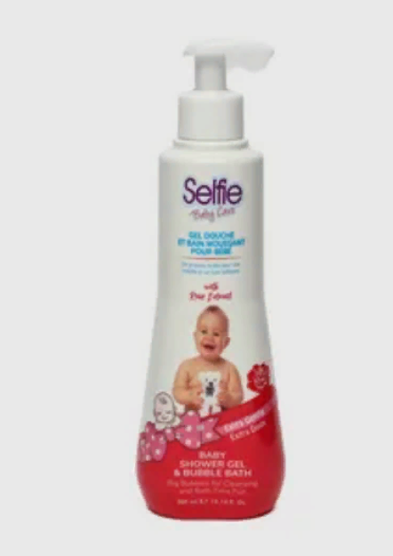 Selfie 300ml bolalar uchun dush jeli va ko'pikli vanna-Atirgul