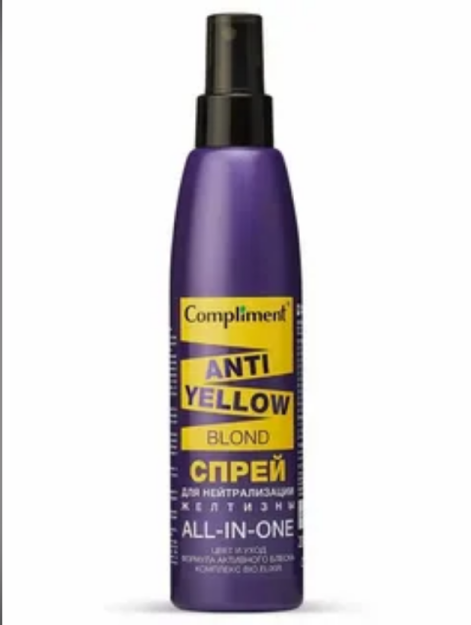 Compliment Anti-Yellow Blond Спрей для нейтрализации желтизны, 200мл