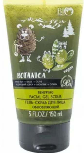Yangilangan qarag'ay yong'og'i+ Reyhan+ zaytun jeli yuz skrabi, 150ml