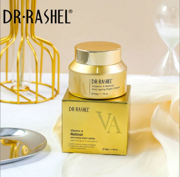 A vitamini va retinol bilan tungi yuz kremi./ Vitamin A Retinol anti-aging night, san'at.№DRL-1623