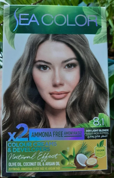 LILA COSMETICS Sea color 9.1 Diamond blonde soch bo'yog'i-Olmosli sarg'ish 1 dona
