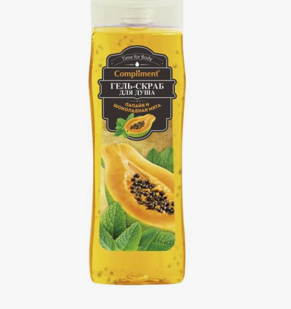 To'liq dush Jeli papayya va shokoladli Yalpiz, 250ml