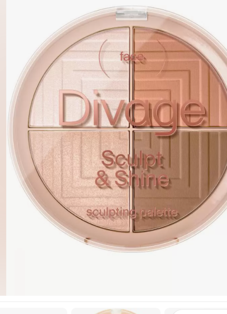DIVAGE Sculpt va Shine haykaltarosh yuz palitrasi
