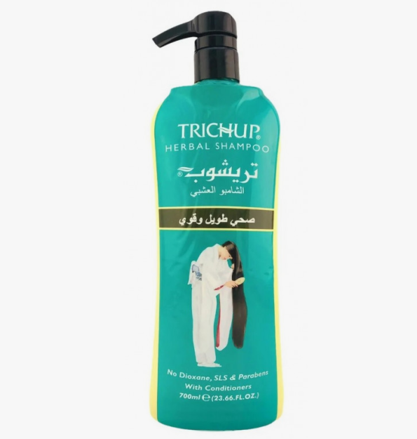 Trichup shampuni - sog'lom, uzun va kuchli-700ml / Trichup o'simlik shampuni