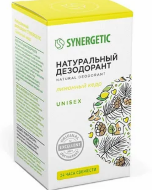 SYNERGETIC tabiiy deodorant "limon sadr" 50ml