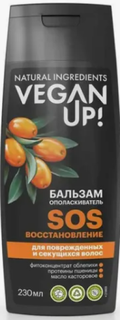 VEGANUP! SOS balzamini yuvish-230 ml tiklash