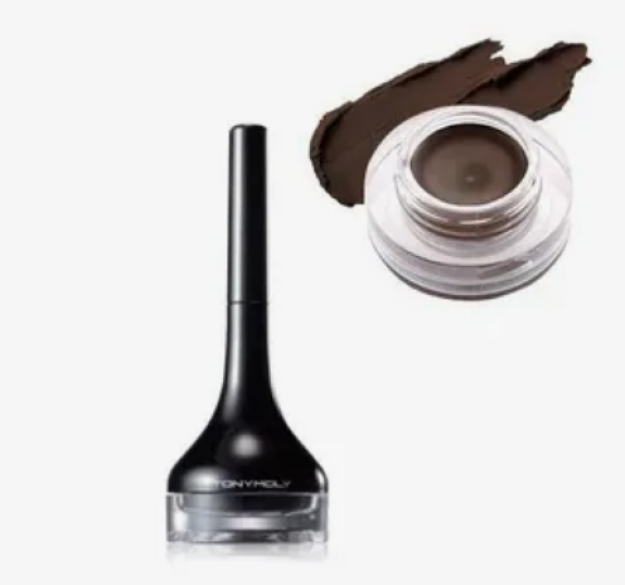 Гелевая подводка для глаз./BACK GEL EYELINER 02 BROWN 4gr