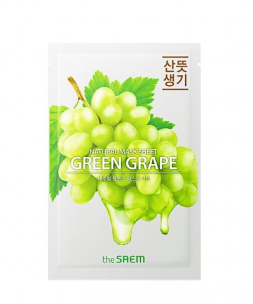 Маска для лица I AM GREEN GRAPE MASK SHEET 21g