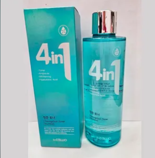 ТОНЕР ДЛЯ ЛИЦА 4 IN 1 TONER 300ML (DR.CELLIO) AQUA