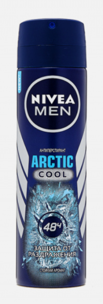 Nivea antiperspirant " ARCTIC COOL "seriyali" Nivea Men " 150 ml