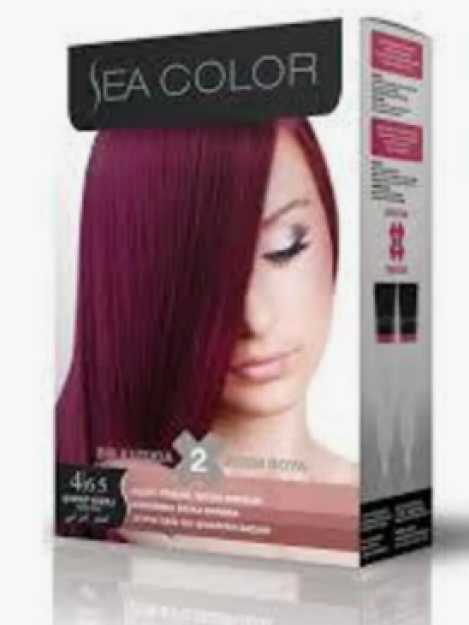 LILA COSMETICS Sea color 4.65 Wine red soch bo'yog'i-qizil sharob