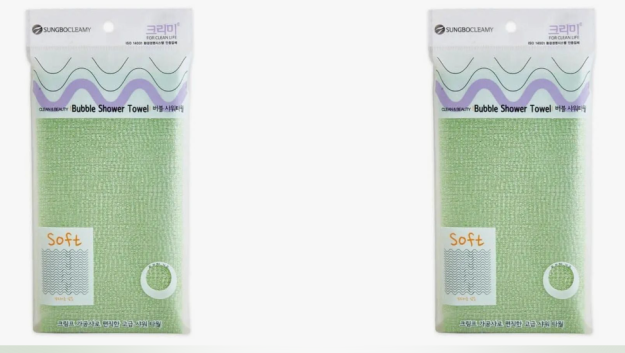 Shower Towel Clean&Happy Day mato sochiq kvadrat 30x100