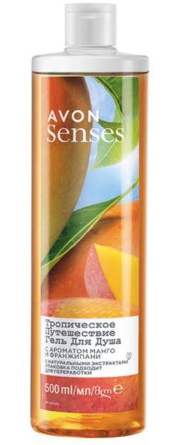 Avon SENSES dush jeli tropik sayohat 500 ml,, sm3 (ml)