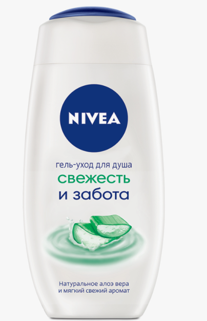Nivea "Nivea" 250 ml markali "Tazelik va g'amxo'rlik" dush Jeli