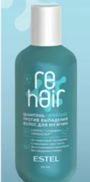 ESTEL reHAIR Prebiotic-shampun soch to'kilishiga qarshi (250 ml) / shampun-prebiotic ESTEL reHAIR soch to'kilishiga qarshi (250 ml)