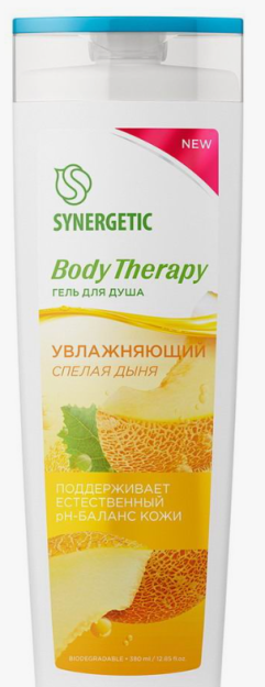 SYNERGETIC body Therapy choy atirgul dush jeli, 380ml