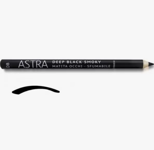 ASTRA Deep Black Smoky Matita occhi ko'z qopqog'i (1,2 g)