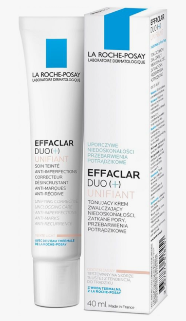 La Roche-Posay Effaclar Duo+m yog'li muammoli teri uchun tuzatuvchi vosita