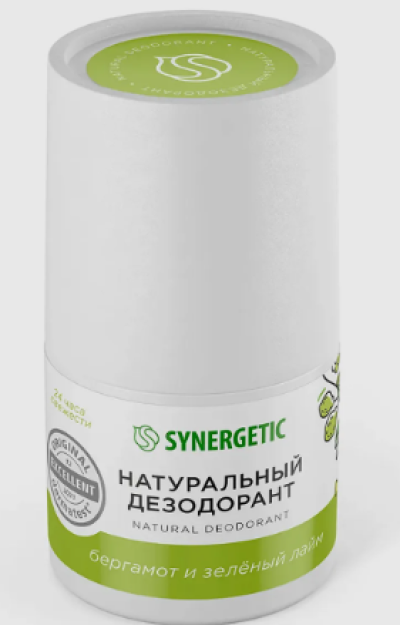 SYNERGETIC tabiiy deodorant "Lemongrass-evkalipt" 50ml