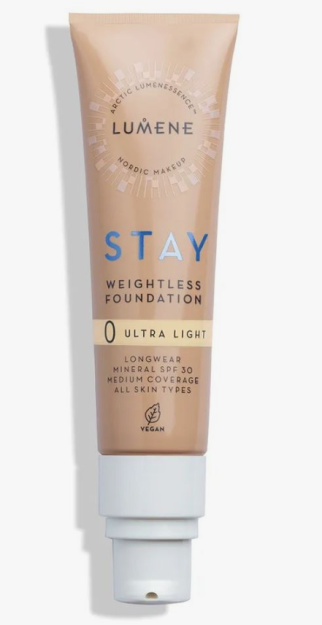 Lumene Тональный крем Stay Weightless, тон 0 Ultra light Ультра светлый 30 ml