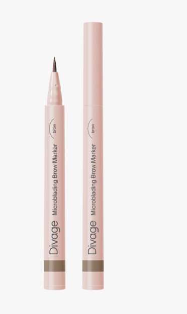Divage doimiy microblading effektli qosh markeri, ohang №02