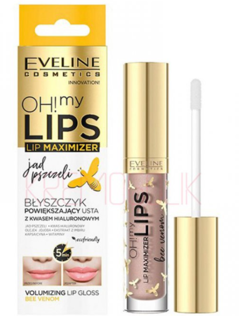 EVELINE OH LAB BO'YOG'I! MENING LABLARIM 4,5 ML LABLAR HAJMINI OSHIRISH UCHUN ARI ZAHARI