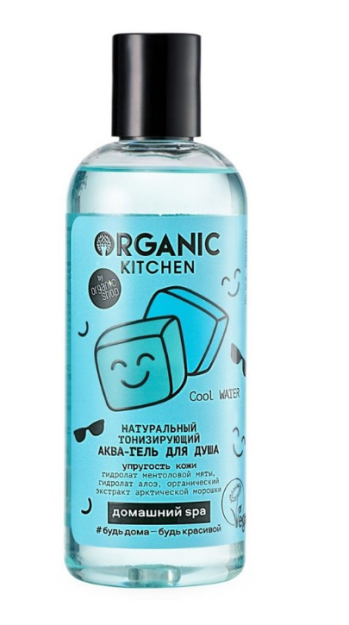 Organik oshxona / uy qurilishi SPA / Aqua dush jeli " tabiiy tonik. Salqin suv", 270 ml