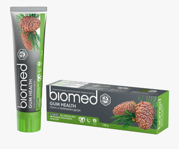 Комплексная зубная паста BIOMED GUM HEALTH / ЗДОРОВЬЕ ДЁСЕН 100 гр