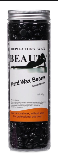 Qattiq mum planshet qora 400gr./INCI WAX BLACK HARD WAX TABLET