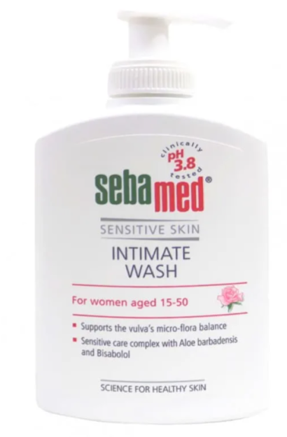 Sebamed SENSITIVE SKIN intimate wash for women aged 50+ (ayollar uchun intim gigiena vositasi