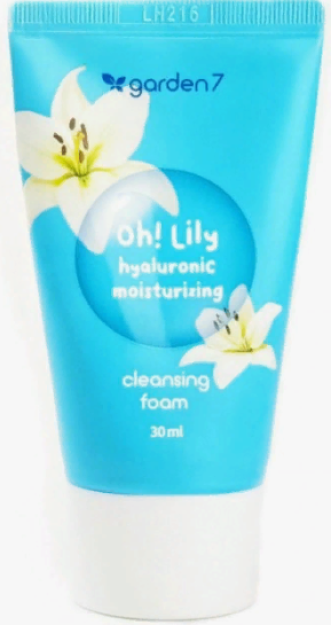GARDEN 7 OH! LILY HYALURONIC MOISTURIZING CLEANSING FOAM (30ML) EXP 2024/09/02