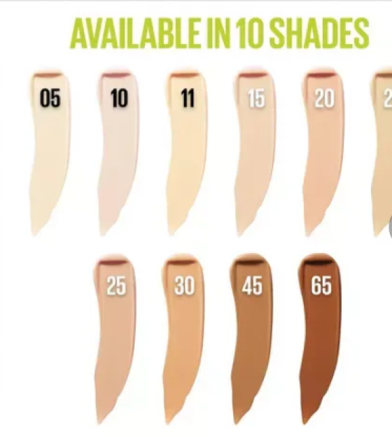 Maybelline Nyu-York "Super Stay Active Wear 30 soat" uzoq muddatli yuz yashiruvchisi, soya 22, 10 ml