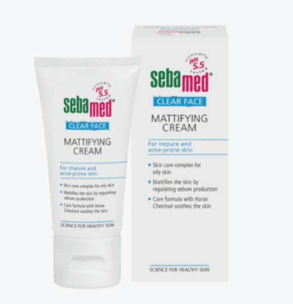 Sebamed CLEAR FACE mattifying cream 50 ml (döküntüler bilan Matlashtiruvchi teri kremi)
