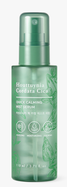 Успокаивающая сыворотка-мист HOUTTUYNIA CORDATA CICA QUICK CALMING MIST SERUM 110ml