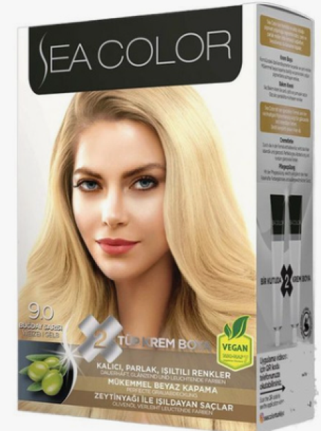 LILA COSMETICS Sea color soch bo'yog'i 9.00 Intense blonde-boy sarg'ish 1 dona