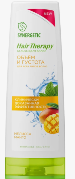 Soch balzami SYNERGETIC kundalik parvarish soch terapiyasi 0,36 l