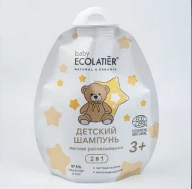 ECL baby Baby shampun 2 in 1" oson tarash " BABY 3+ (Ecocert) D/p, 250 ml