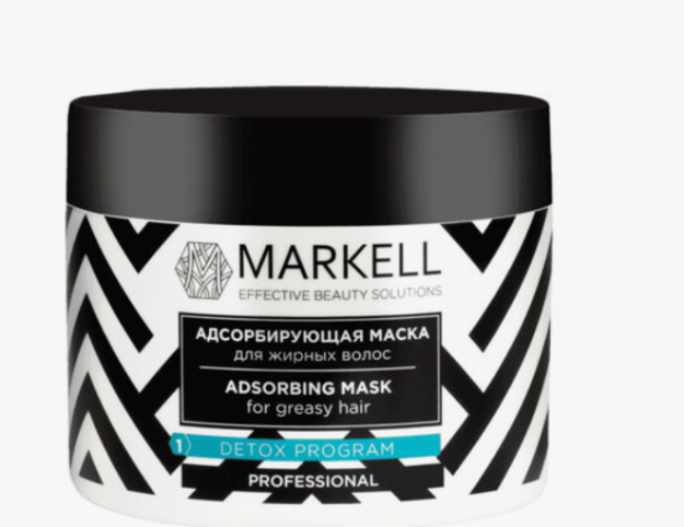 (MARKELL DETOX PROGRAM) АДСОРБИРУЮЩАЯ МАСКА ДЛЯ ЖИРНЫХ ВОЛОС, 300МЛ