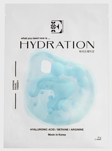Маска для лица тканевая увлажняющая Entrederma HYDRATION 25 г