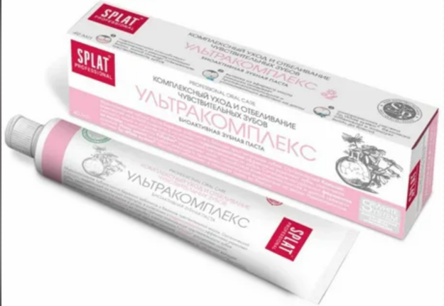 Professional "Splat (splat) Ultracomlplex/ Ultrakomplex"seriyali tish pastasi. 100 g.
