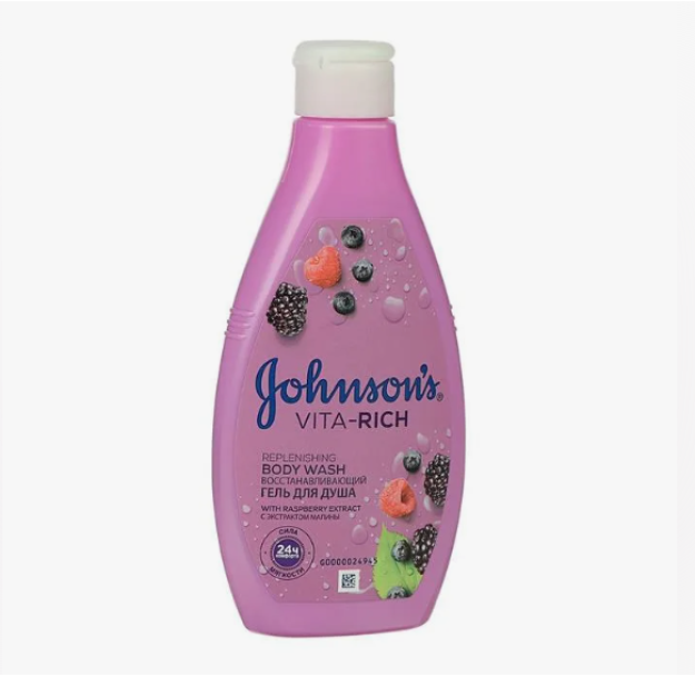 JOHNSON'S® Vita-Rich СМУЗИ Гель для душа с Йогуртом, Овсом и Медом Ухаживающий 250 мл