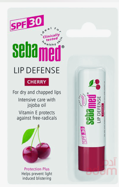 Sebamed SENSITIVE SKIN lip defense SPF 30 4.8 g (qulupnay aromati bilan quruq va yorilgan lablar uchun namlovchi balzam)