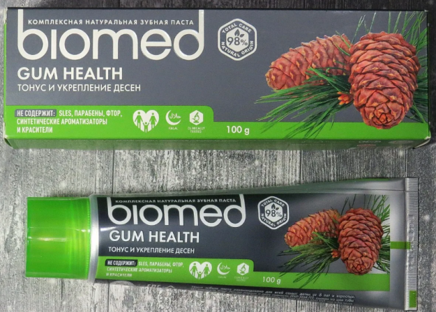 Комплексная зубная паста BIOMED GUM HEALTH / ЗДОРОВЬЕ ДЁСЕН 100 гр