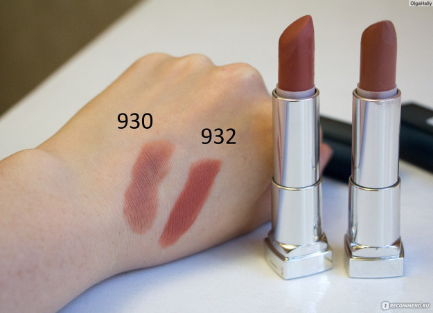 Помада для губ COLOR SENSATIONAL РОСКОШНЫЙ ЦВЕТ матовые2 932 Темно-песчаный