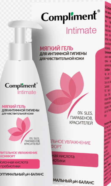 Compliment Intimate kundalik intim gigiena uchun nozik vosita, 250ml