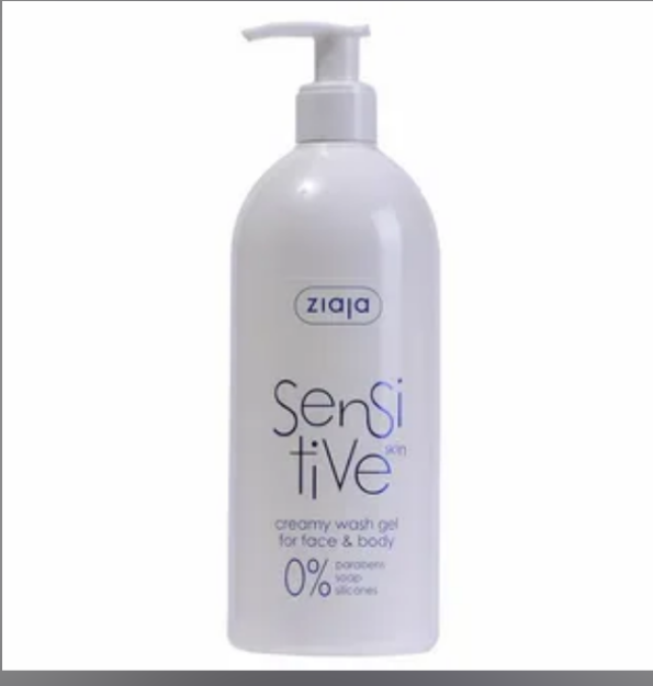 Гель для мытья лица и тела с чувствительной кожей 400 мл / дозатор/Sensitive Skin Face And Body Wash Gel/Dispenser 400 ml Арт№15 658