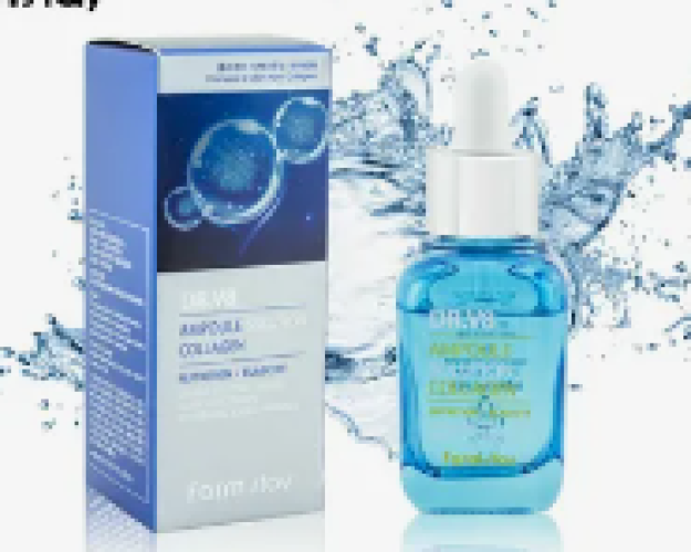 Doktor yuz zardobi.V8 Collagen Ampoule Solution 30ml (FarmStay)